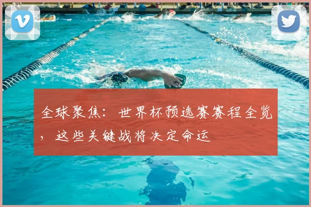 全球聚焦：世界杯预选赛赛程全览，这些关键战将决定命运